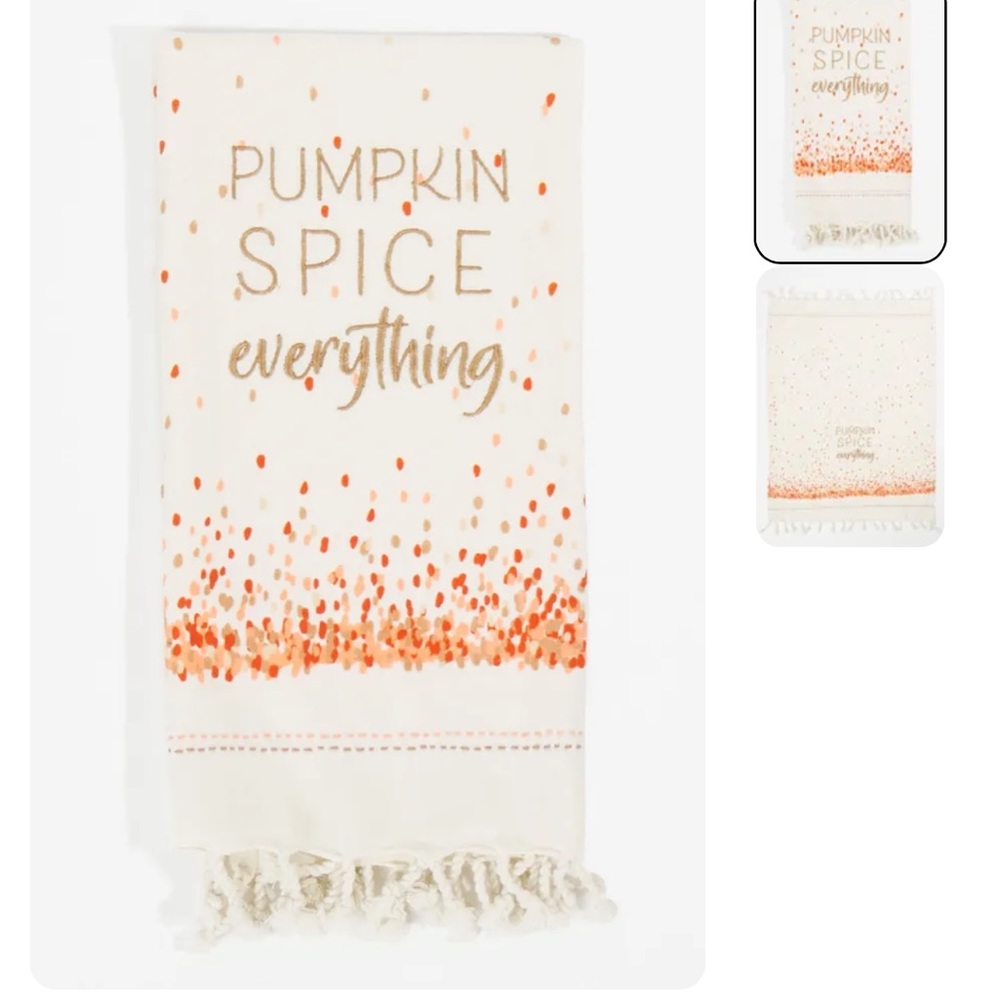 Altar'd State Pumpkin Spice Tea Towel